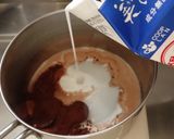 チョコプリン(卵白消費)作り方3写真