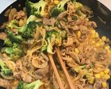 タンドリーポークのチーズ入りカレー炒め作り方6写真