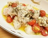 鶏むね肉とプチトマトのオリーブオイル炒め作り方5写真