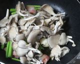 明日葉と平茸のパスタ☆ペペロンチーノ方式作り方5写真