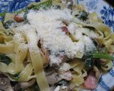 明日葉と平茸のパスタ☆ペペロンチーノ方式作り方14写真
