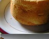 １００均型で焼く、大人のシフォンケーキ♪作り方12写真