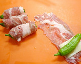 簡単！シシトウのチーズマキマキ(肉巻き)作り方2写真