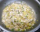 簡単小鉢！鯵のにんにく葱味噌炒め作り方4写真