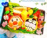 『アンパンマンとばいきんまん』雨の日弁当作り方20写真
