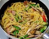 夏だね♪ オクラとベーコンの和風スパ作り方8写真
