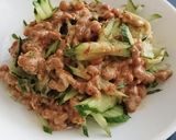 さっぱりと美味しい✿納豆きゅうり作り方3写真