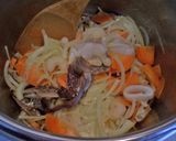 圧力鍋ｄｅうまうま♪カニトマトスープ作り方3写真