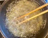 塩鮭と余り物野菜のクリームパスタ作り方2写真