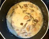 塩鮭と余り物野菜のクリームパスタ作り方4写真