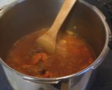 圧力鍋ｄｅうまうま♪カニトマトスープ作り方6写真