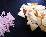 リンゴとマカロニのチーズ風味サラダ作り方3写真