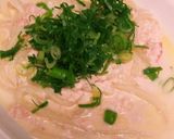 【簡単】親子で明太カルボナーラうどん作り方4写真