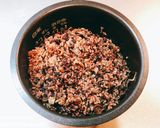 野菜ジュースとあさりの水煮で雑穀リゾット作り方1写真