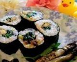 ほうれん草とくぎ煮の海苔巻き作り方14写真