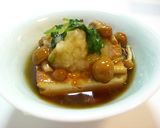 手軽に♡厚揚げだし豆腐のなめこあん♬作り方3写真