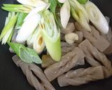 葱と蒟蒻の甘辛煮作り方4写真