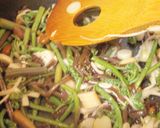 山菜水煮のナムル風煮物。作り方2写真