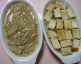 ✿パンの耳消費✿えのきのグラタン風スープ作り方4写真