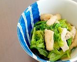 5分で旨みじゅわ~♡サニーレタスの煮浸し作り方3写真