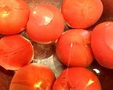 冷んやりトマトの麺つゆ漬け。湯剥きだけで作り方4写真