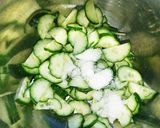 きゅうりとミョウガの酢の物作り方2写真