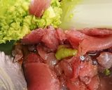 アボカドとマグロのり巻きサラダ作り方3写真