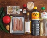 しっとり蒸し鶏のバンバンジー。作り方1写真