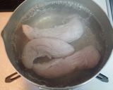 しっとり蒸し鶏のバンバンジー。作り方3写真