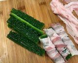豚バラ巻❤旬野菜作り方2写真