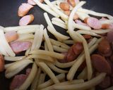 簡単★ポテトとウィンナーのチーズ焼き作り方3写真