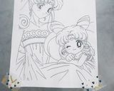 キャラチョコ☆セーラームーン作り方2写真