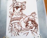 キャラチョコ☆セーラームーン作り方3写真