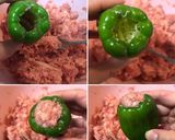 失敗なし♡丸ごとピーマンのチーズ肉詰め作り方3写真