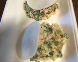 出汁で照り焼き 鶏胸ひき肉の大根挟み焼き作り方4写真