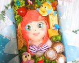 『リトルマーメイド♡アリエル風』弁当♡作り方2写真