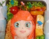 『リトルマーメイド♡アリエル風』弁当♡作り方11写真