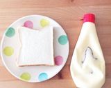 簡単まっくろくろすけ♪ひじきマヨトースト作り方1写真