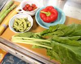 鯵とグリーンパスタ作り方1写真