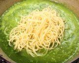 鯵とグリーンパスタ作り方18写真