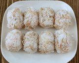 梅とじゃこの海苔巻きご飯作り方3写真