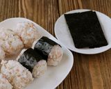 梅とじゃこの海苔巻きご飯作り方4写真