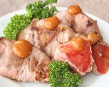 トマトの豚巻き（みそだれ）作り方4写真
