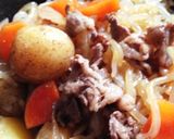 新じゃがで肉じゃが♪作り方6写真