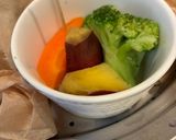 おかんレシピ𓀤𓀣蒸し料理~鮭と根野菜作り方7写真