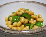 大豆とピーマンのバター醤油炒め♪作り方5写真