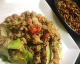とんこつ醤油レタストマト炒飯！作り方11写真