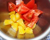 甘夏とトマトのサラダ♪甘夏ドレッシングで作り方3写真