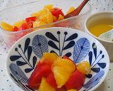 甘夏とトマトのサラダ♪甘夏ドレッシングで作り方5写真