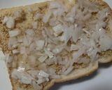 大葉香る❀玉葱黒酢の胡麻塩昆布トースト作り方3写真